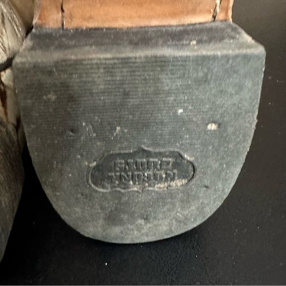 Nocona Desert Flower Camo Embroidered Pull-On Western Boots Men's Size 6.5B - Picture 10 of 13